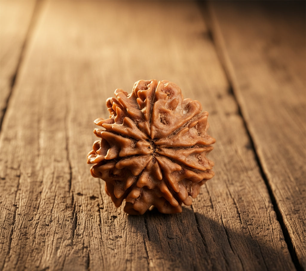 Authentic 9 Mukhi Nepali Rudraksha – Trinetraksha | LAP Test & X-Ray Certified