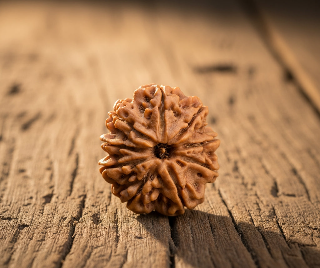 Authentic 9 Mukhi Nepali Rudraksha – Trinetraksha | LAP Test & X-Ray Certified