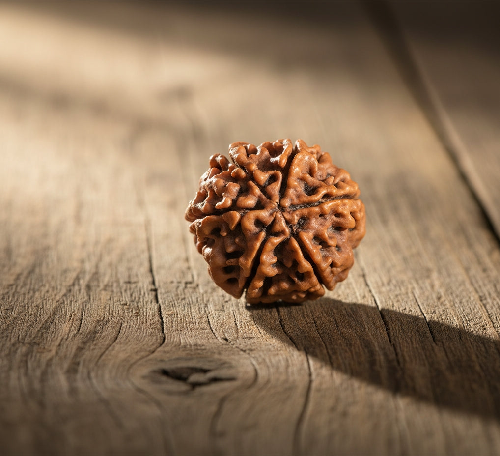 6 Mukhi Nepali Rudraksha – Genuine, LAP Tested & X-Ray Certified | Trinetraksha