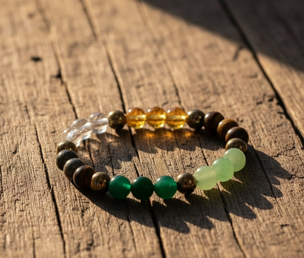 Unisex Natural Healing Bracelets For Men & Women | Certified 8mm-10mm Beads for Wealth, Prosperity, Luck, Stress Relief & Emotional Balance
