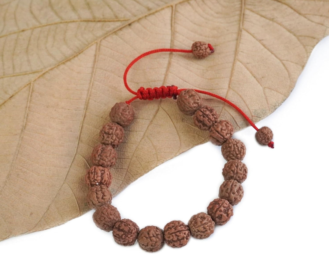 Original 5 Mukhi(Panchmukhi) Rudraksha Bracelet With Certificate | AAA Grade Unisex both for Men and Women