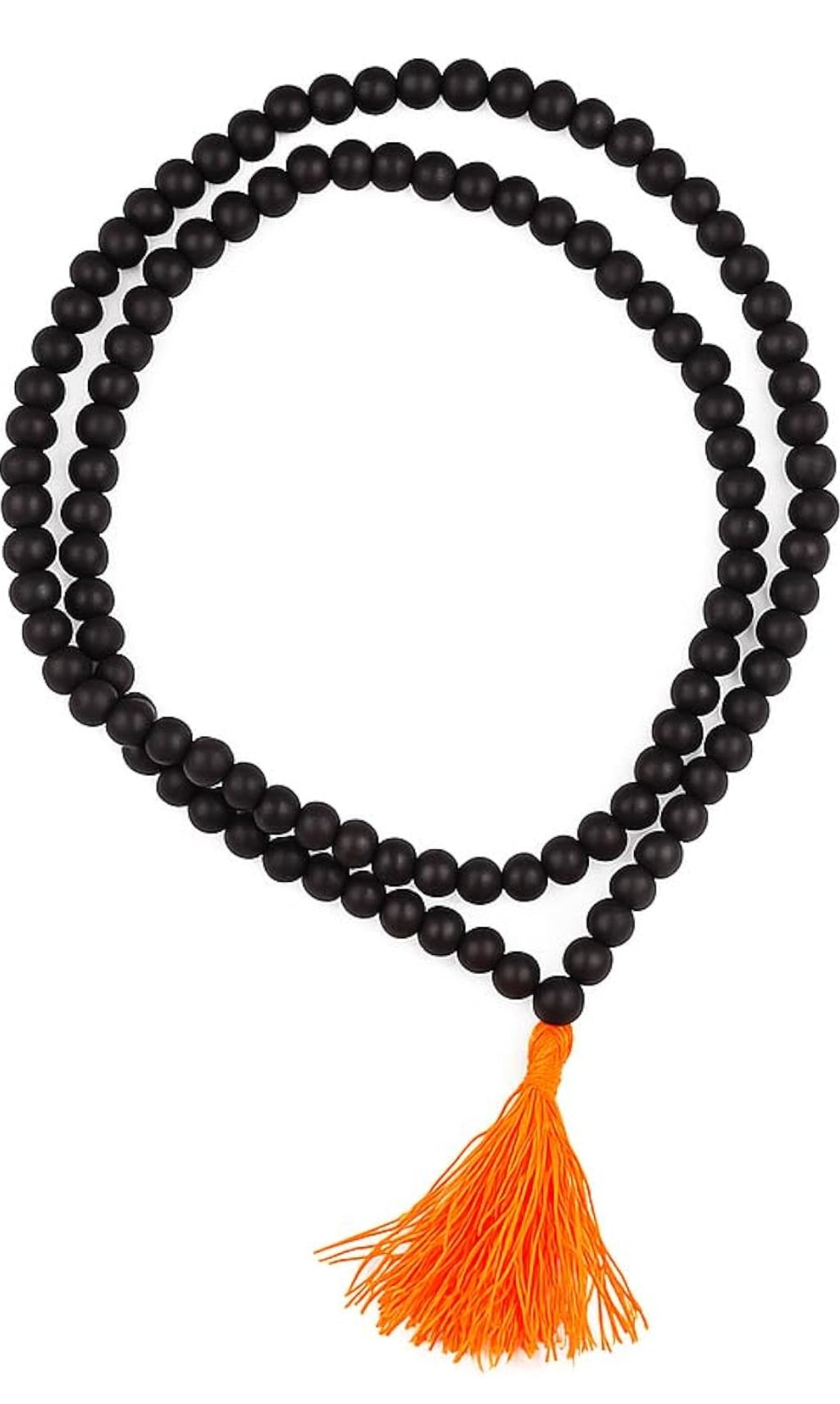 100% Natural Govt. Lab Certified Original 6mm Karungali Malai in Matte Finish – Karungali Malai for Spiritual Growth & Meditation – Handcrafted Karungali Mala | Ebony Wood Mala